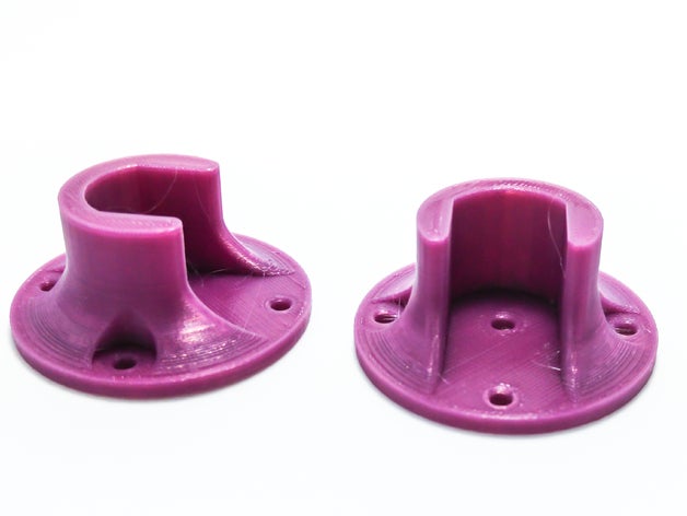 soporte para barra-percha de l'organisation armario casa 3D print model - Mito3D