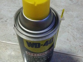 wd-40 360ml can straw holder tool holders boxes accessibility craftbot household tools wd40 wd 40 3d print model - Mito3D