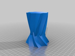 meine angepasste Doppel-konische vase Container 3d print model - Mito3D