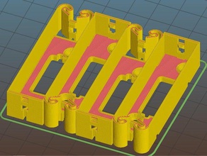 battery holder 1-12 aa electronics batteries case enclosure 3d print model - Mito3D