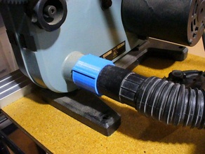 delta Bandsäge ridgid shop-vac-adapter 3d drucken 3d print model - Mito3D