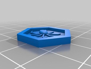 hive recessed tiles individual games 3d print model - Mito3D