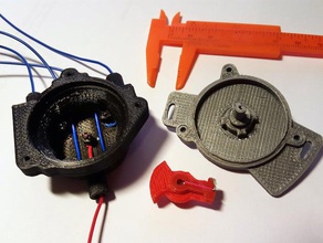 volvo redblock distribuidor mecânico brinquedos de carro ignição 3d print model - Mito3D