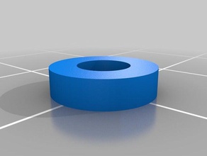 customized round spacer parts 3d print model - Mito3D