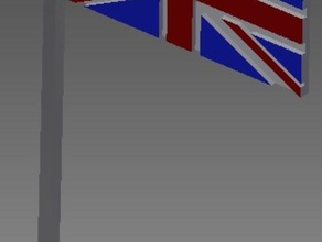 britische Flagge Dekor england Englisch Großbritannien 3d print model - Mito3D