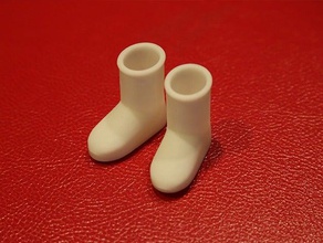 uygun uggs parmak aksesuarlar boot bot kukla ayakkabı küçük kış 3d print model - Mito3D