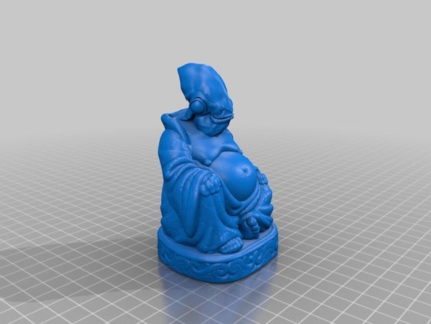 pop buddha ackbar sculture l'ammiraglio starwars star wars 3D print model - Mito3D