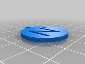 squared productions keychain 3d printing 3d print model - Mito3D