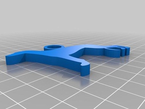 grayhound llavero llaveros personalizado 3d print model - Mito3D