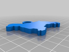 springer llavero llaveros personalizado 3d print model - Mito3D