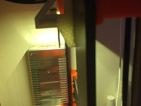 simple led bande de serrage prusa i3 plus 3d l'imprimante accessoires titulaire 3d print model - Mito3D