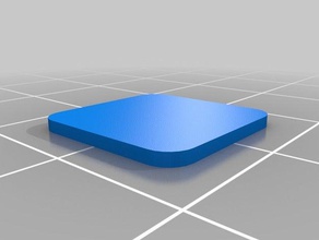 meine benutzerdefinierte Glas-Platte shim 3d Drucker Teile 3d print model - Mito3D