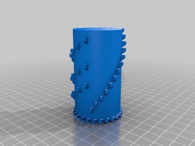 il mio personalizzato parametrico musica box2 meccanica giocattoli 3D print model - Mito3D