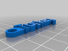 Türkei Schlüsselanhänger - Organisation angepasst 3d print model - Mito3D