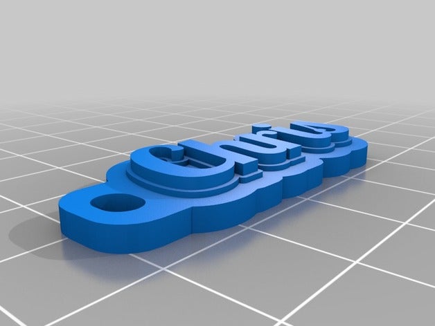 chris llavero llaveros personalizado 3D print model - Mito3D