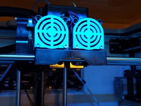 flashforge dreamer fan grill replacement 3d printer parts guard creator 3d print model - Mito3D