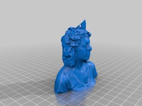 Prenses fiona insanlar büstü film shrek 3d print model - Mito3D