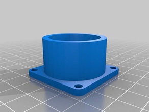 22mm flangia del tubo parti personalizzato 3d print model - Mito3D