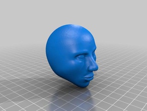 cabeça humana esculturas 3d print model - Mito3D
