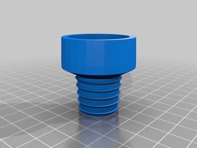 22mm de la manguera turbina sopladora adaptador diy personalizado 3D print model - Mito3D