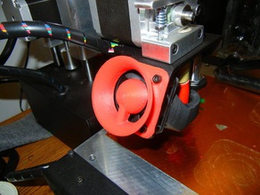 printrbot simple condotto di aspirazione 3d la stampante accessori abs dell'aria raffreddamento fan della ventola velocity stack 3d print model - Mito3D