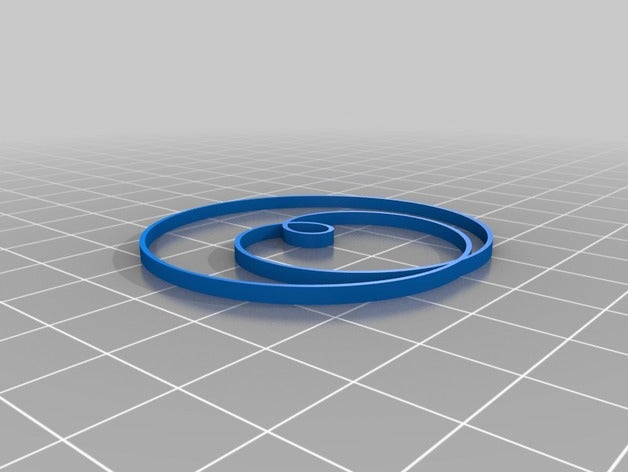 círculo coisa 4 matemática a arte personalizado 3D print model - Mito3D