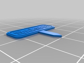 spokane etiket göster açık bahçe özelleştirilmiş 3d print model - Mito3D