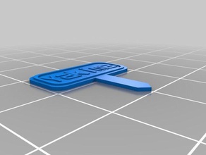 yakima etiket göster açık bahçe özelleştirilmiş 3d print model - Mito3D