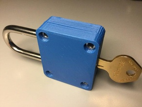 master lock 410 corps pièces les verrous 3d print model - Mito3D