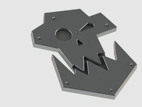orks - Spielzeug Spiele 3d-logo warhammer 40k 3d print model - Mito3D