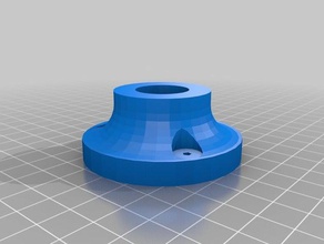 my customized parametric pipe mounting flange household 3d print model - Mito3D