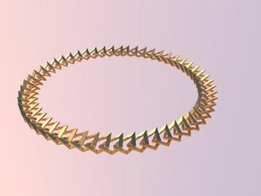 closed loop made loops bracelet if you prefer bracelets 3d print model - Mito3D