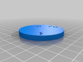 meine angepasste circular gallifreyan Münze Münzen Abzeichen 3d print model - Mito3D