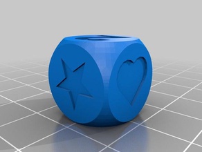 fun dice 3d printing 3d print model - Mito3D