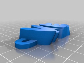 il mio personalizzato iamburnystext nome keyfob portachiavi caro vale organizzazione 3d print model - Mito3D