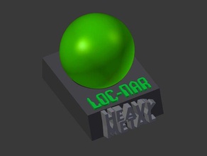 loc nar filme heavy metal varreduras réplicas bola do mal loc-nar locnar esfera 3d print model - Mito3D