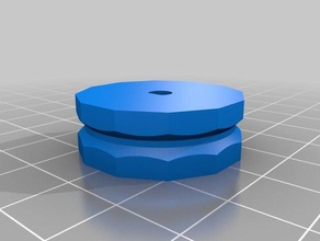 potenciômetro de spool anexo robótica botão 3d print model - Mito3D