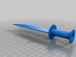 simple couteau 3d l'impression 3d print model - Mito3D