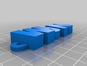 ganado organización personalizado 3d print model - Mito3D
