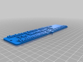 tóner llaveros personalizado 3d print model - Mito3D