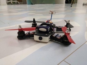 jinx180 fpv racer rc veículos diydrones droneracing fpv180 miniquad mini quadcopter quadro quadrocopter 3d print model - Mito3D