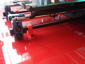 anclajes para prusa i3 u-001 3 d a impressora partes i3sujetar soporte 3d print model - Mito3D