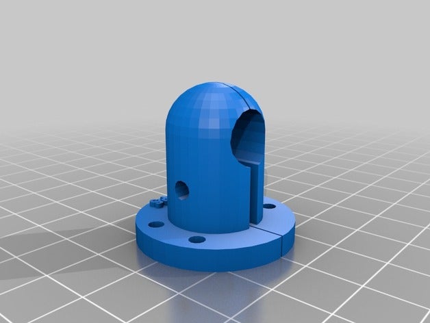 10mm rod anchor 3d printing prusa i3 3D print model - Mito3D