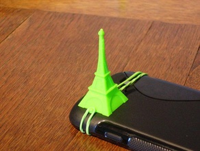 tour eiffel lumineuse mobil telefon Eyfel Kulesi el feneri akıllı 3d print model - Mito3D