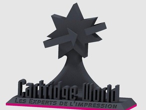 cartridge world trophy 3d drucken 3d print model - Mito3D