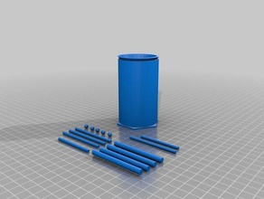 Regen noise-box - Spielzeug Spiel Zubehör makeitloud 3d print model - Mito3D