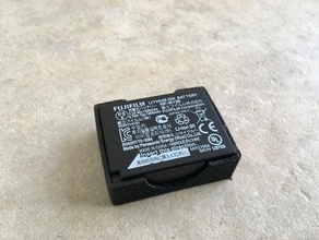 fuji batería de repuesto titular cámara 3d print model - Mito3D