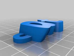 dots keyring organization customized 3d print model - Mito3D