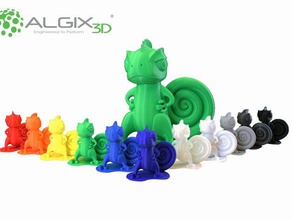 chameleon mascot algix 3d animals 3d print model - Mito3D