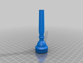 1-12c trumpet mouthpiece customized 3d printing tests 3d print model - Mito3D